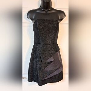 BCBGeneration Black Strapless Dress